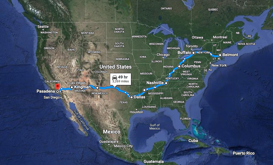 The entire route